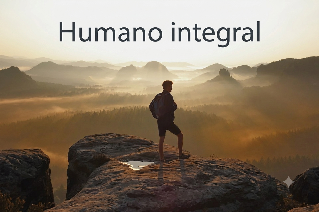 Persona en cima de montaña — Humano Integral Protocolos